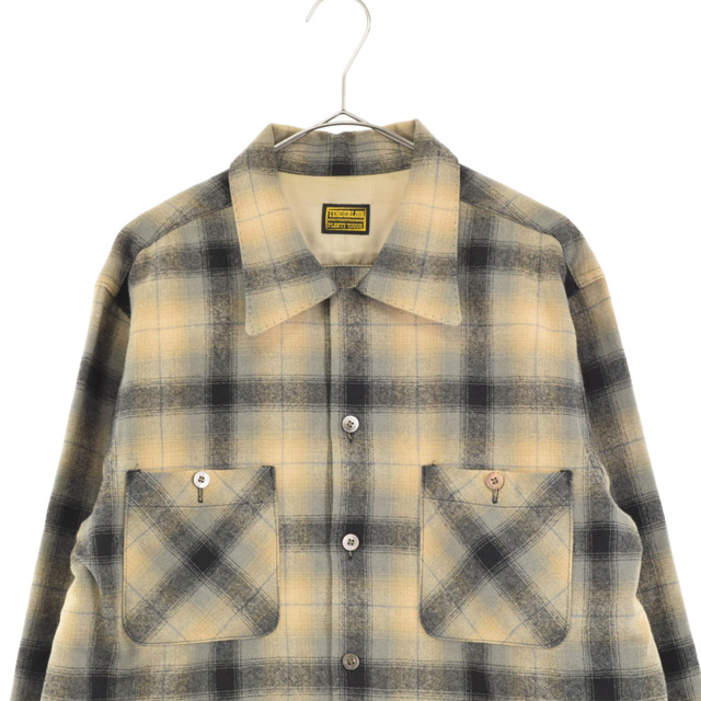 TENDERLOIN テンダーロイン 08AW T-WOOL SHT チェック柄ウール長袖