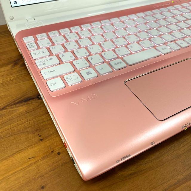 高性能】Vaioめちゃかわマットピンク☘corei7☘新品SSD256GB-