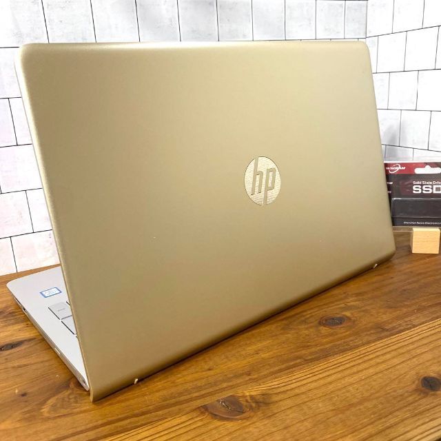高性能】HPPavilionモダンゴールド☘メモリ16GB☘新品SSD512-