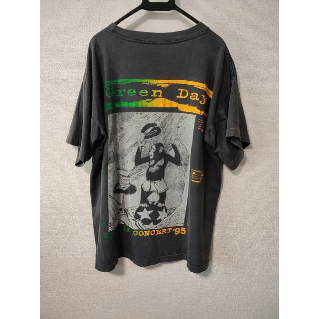 【値下げ不可】古着 90s GREEN DAY メンズのトップス(Tシャツ/カットソー(半袖/袖なし))の商品写真