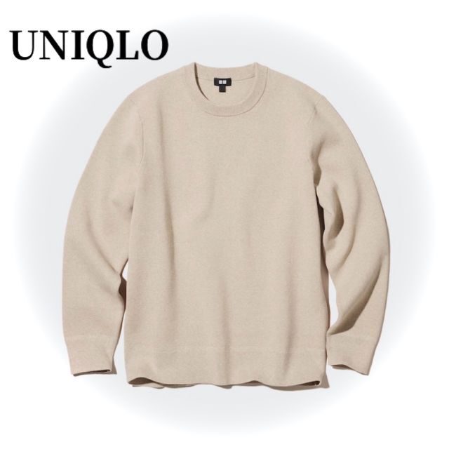 UNIQLO(ユニクロ)のUNIQLOユニクロウォッシャブルストレッチミラノリブクルーネックセーター レディースのトップス(ニット/セーター)の商品写真