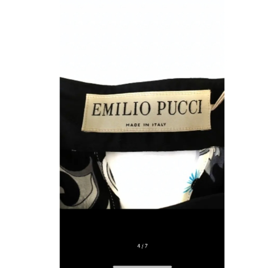 EMILIO PUCCI(エミリオプッチ)のEMILIO PUCCI シルクブラウス　38 レディースのトップス(シャツ/ブラウス(半袖/袖なし))の商品写真