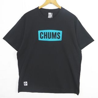 チャムス(CHUMS)のCHUMS Logo T-Shirt L ブラック CH01-2277(Tシャツ/カットソー(半袖/袖なし))