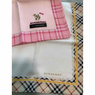 バーバリー(BURBERRY)のBurberry新品ハンカチ2枚セット売り‼️(ハンカチ)