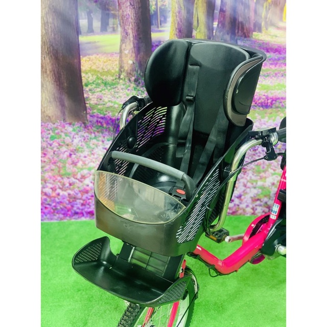 ☆4619子供乗せ電動アシスト自転車パナソニック3人乗り対応20インチ