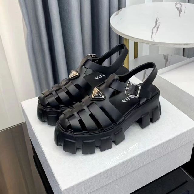 定番人気 PRADA プラダ フォームラバー サンダル 36(23cm) | tspea.org
