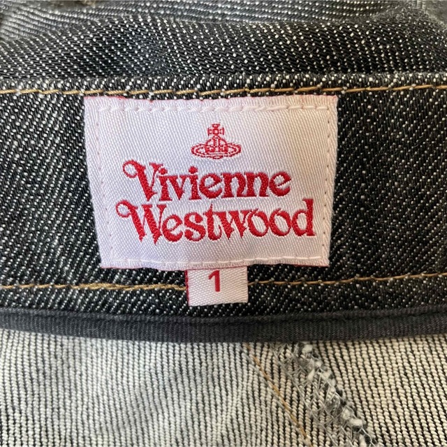 Vivienne Westwood(ヴィヴィアンウエストウッド)のデニム変形ミニスカート ヴィヴィアンウエストウッド レディースのスカート(ミニスカート)の商品写真