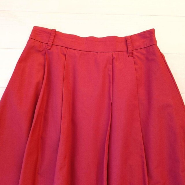 【pin様専用】エンジ色　スカート レディースのスカート(ロングスカート)の商品写真