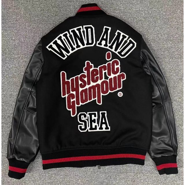 HYSTERIC GLAMOUR x WIND AND SEA スタジャンXL | www.jarussi.com.br