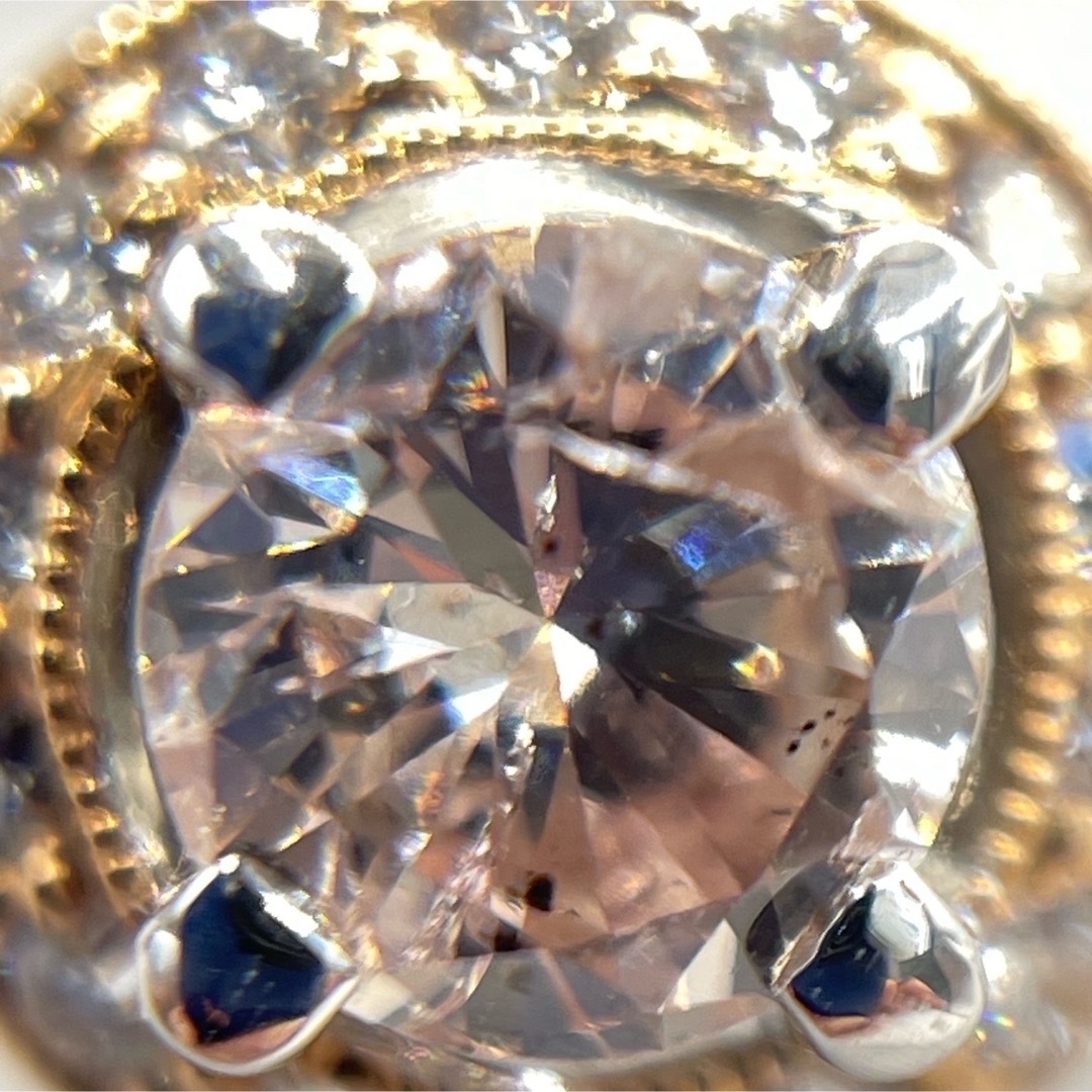 お値下げ★ファンシーピンクダイヤモンドリング 0.354ct k18 鑑定済 レディースのアクセサリー(リング(指輪))の商品写真