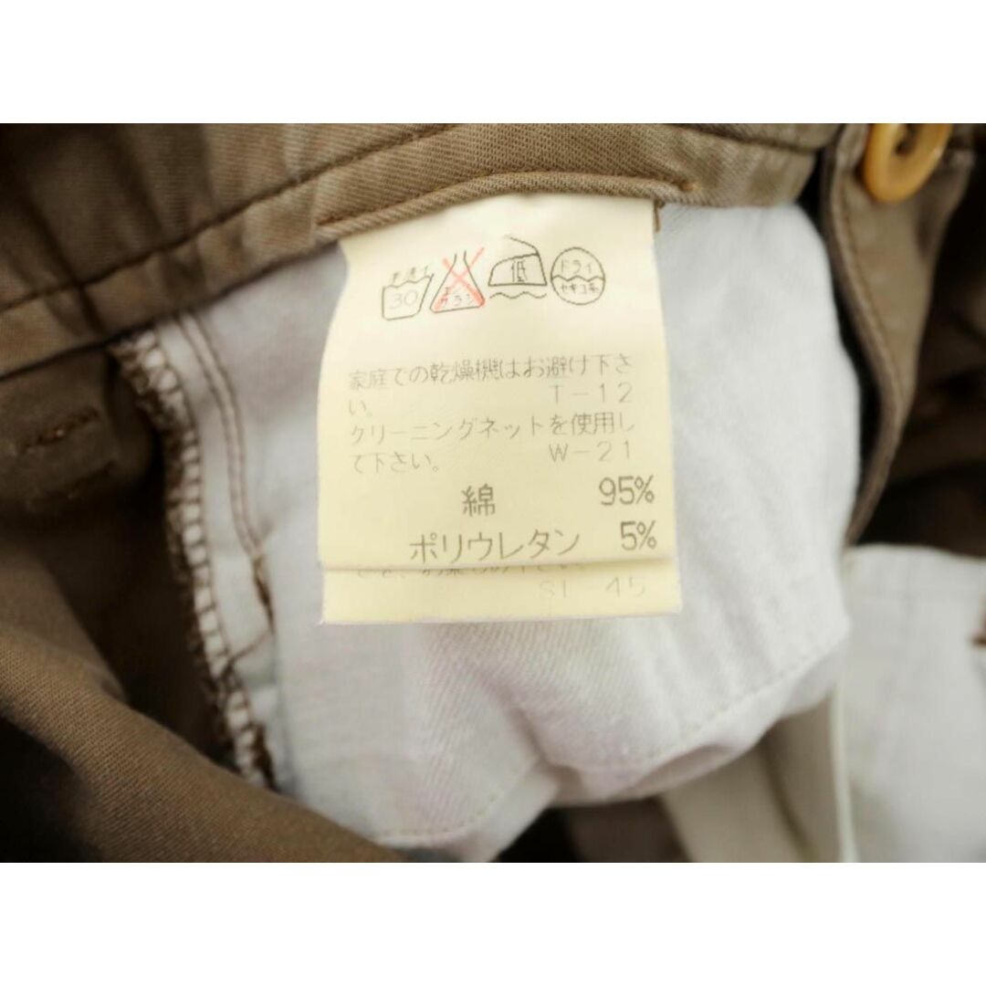 ZUCCa(ズッカ)のZucca ズッカ クロップド パンツ 茶 ■◇ レディース レディースのパンツ(クロップドパンツ)の商品写真