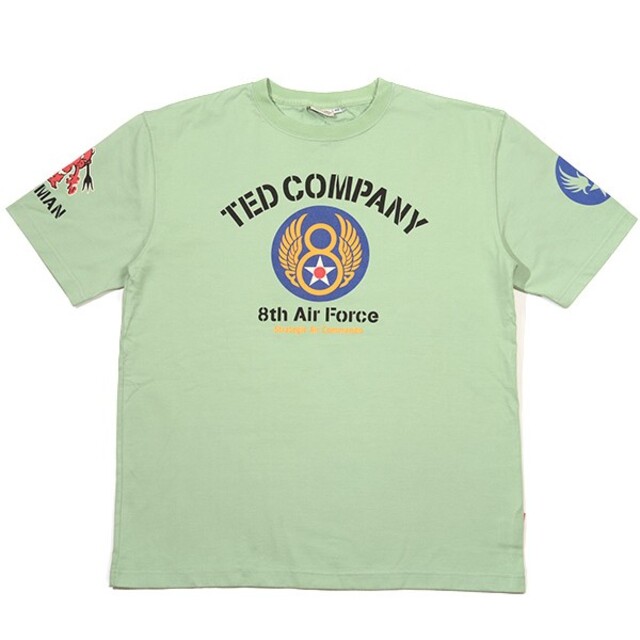 TEDMAN(テッドマン)のテッドマン/Tシャツ/エメラルド/TDSS-555/エフ商会/カミナリモータース メンズのトップス(Tシャツ/カットソー(半袖/袖なし))の商品写真