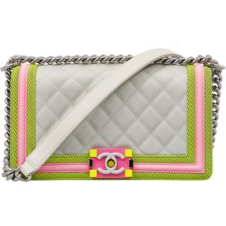 シャネルBOY CHANEL メッシュショルダーバッグ 新品