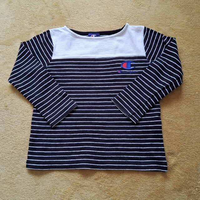 Champion(チャンピオン)のChampion　ボートネックロングT キッズ/ベビー/マタニティのキッズ服男の子用(90cm~)(Tシャツ/カットソー)の商品写真