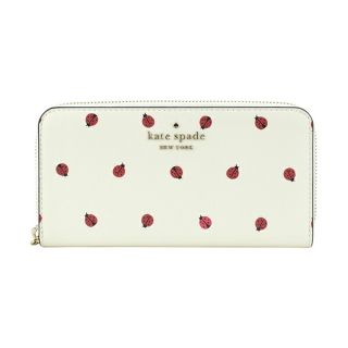 ケイトスペードニューヨーク(kate spade new york)の新品 ケイトスペード kate spade 長財布 DOTTIE LARGE CONTINENTAL WALLET クリームマルチ(財布)