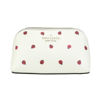 ケイトスペードニューヨーク(kate spade new york)の新品 ケイトスペード kate spade ポーチ DOTTIE SMALL COSMETIC CASE クリームマルチ(ポーチ)