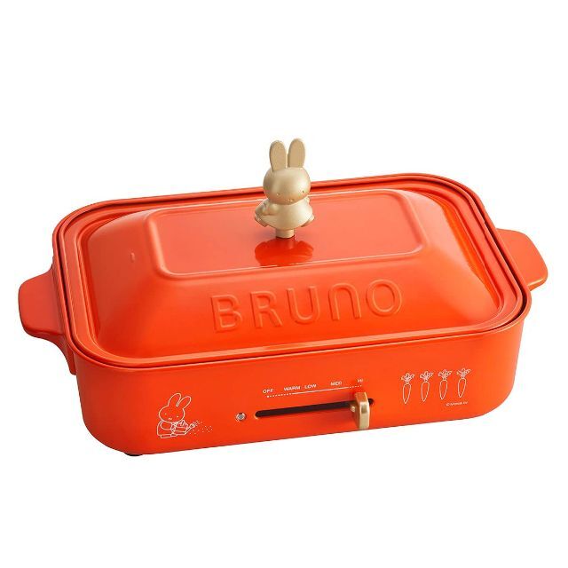 【色: ブルーナレッド】BRUNO ブルーノ miffy コンパクトホットプレーのサムネイル