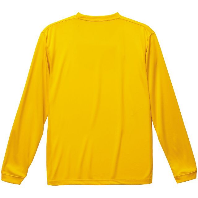 長袖 Tシャツ ドライ素材 袖リブ 無地T 速乾 ロンT 無地 XL オレンジ メンズのトップス(Tシャツ/カットソー(七分/長袖))の商品写真
