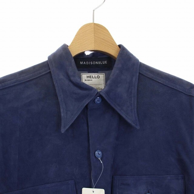 MADISONBLUE(マディソンブルー)のMADISONBLUE 18AW スエードシャツ 長袖 MB184-5043EX メンズのトップス(シャツ)の商品写真