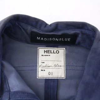 MADISONBLUE 18AW スエードシャツ 長袖 MB184-5043EX