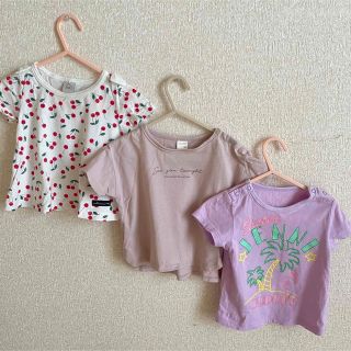 テータテート(tete a tete)の80cm Tシャツ　3枚セットまとめ売り　(Ｔシャツ)