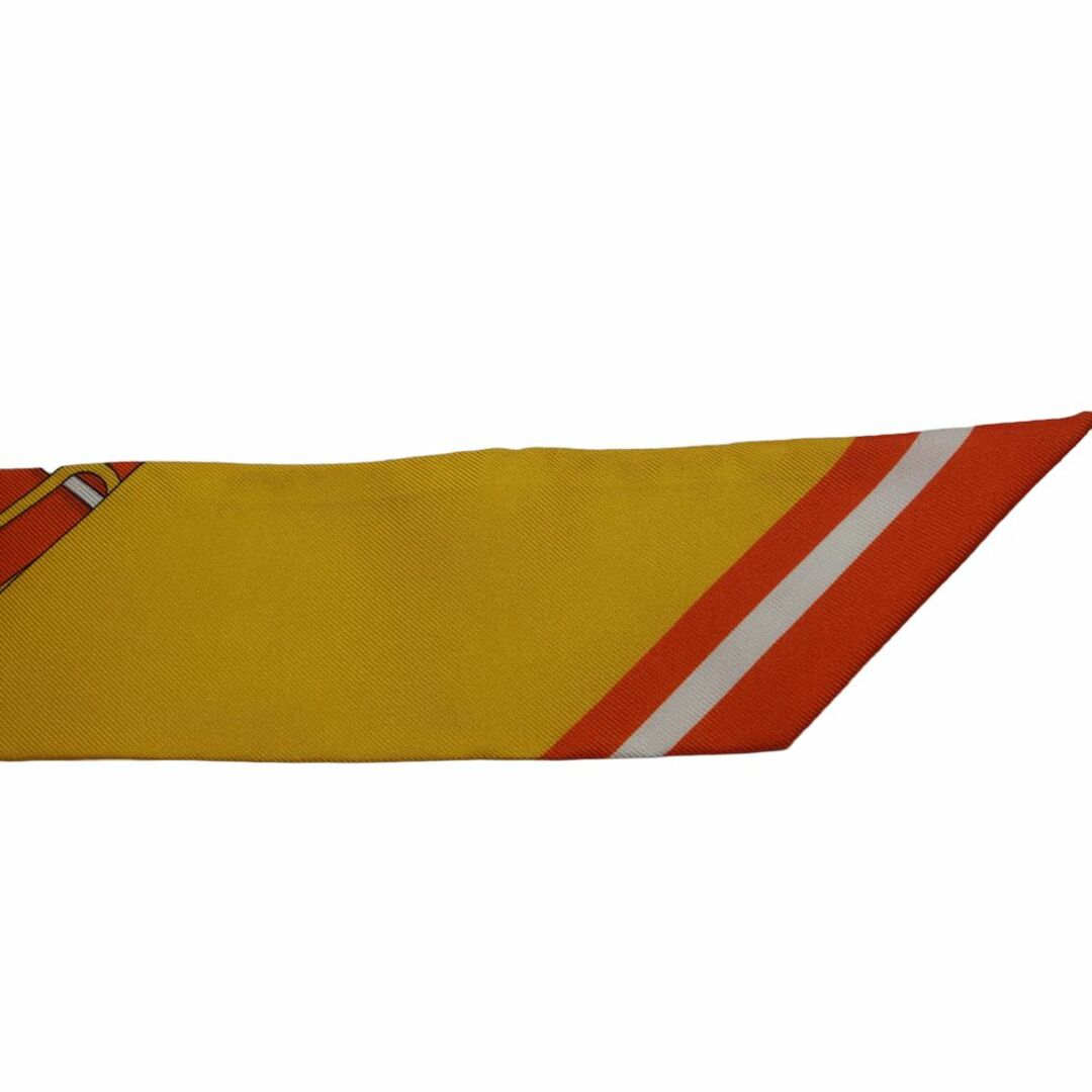 フェンディ FENDI ラッピー バンドスカーフ FXT011 スカーフ シルク100％  オレンジ  マルチカラー / 083430 4