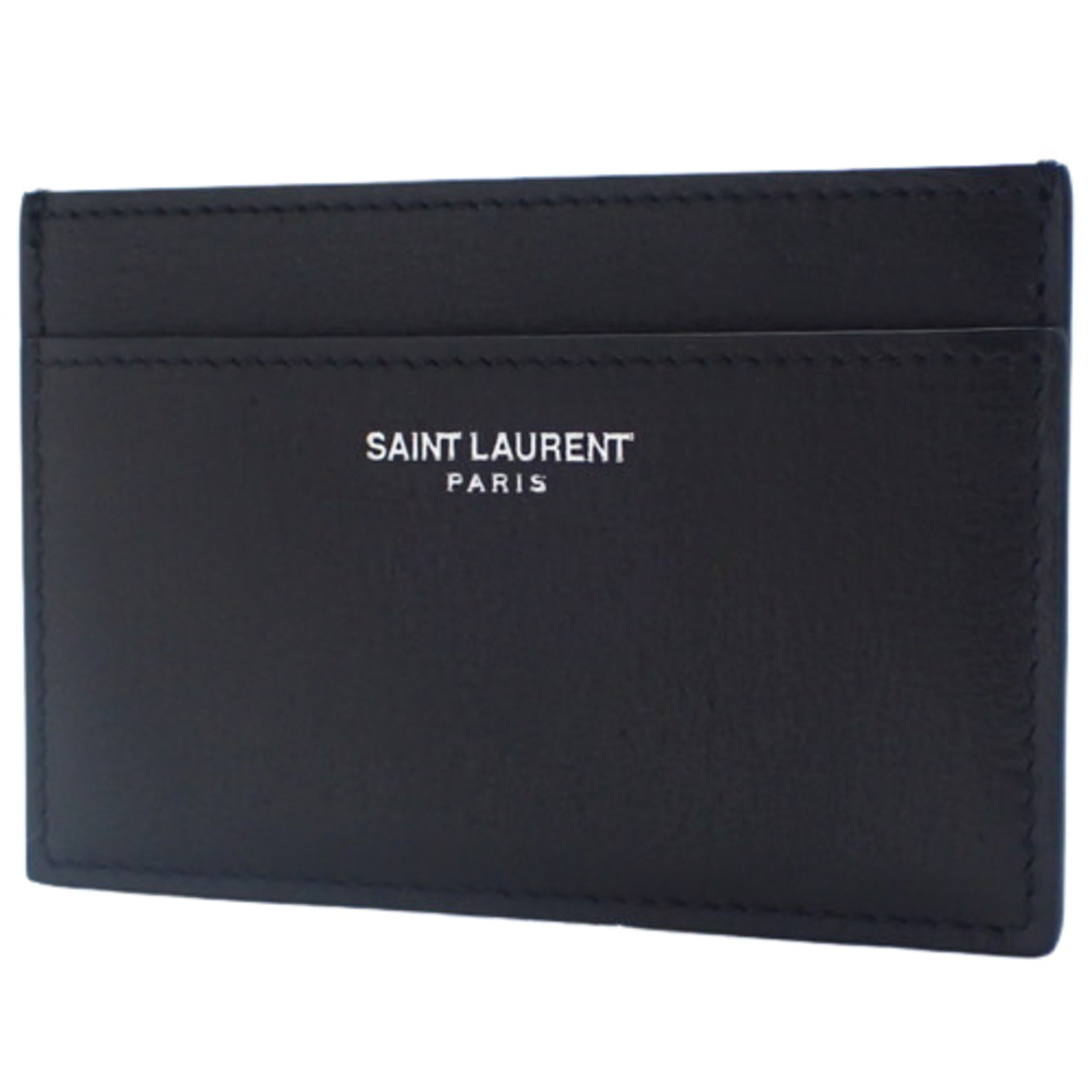 Saint Laurent - サンローランパリカードケース レザー ブラック黒