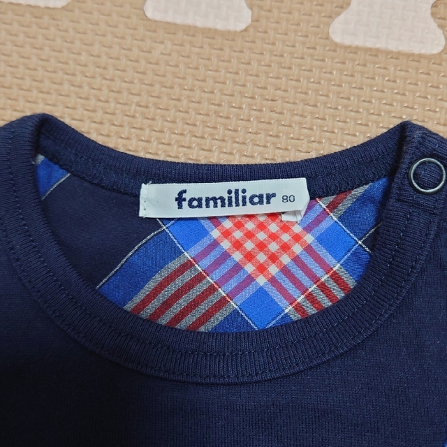 familiar(ファミリア)のfamiliar　Tシャツ80 キッズ/ベビー/マタニティのベビー服(~85cm)(Ｔシャツ)の商品写真