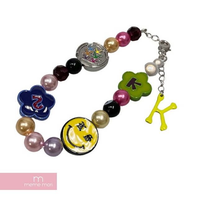 KKKKKK×SALUTE 2022SS Smily Flower Bracelet KKKKKK×サルーテ スマイリーフラワーブレスレット アクセサリー マルチカラー【220724】【新古品】【me04】