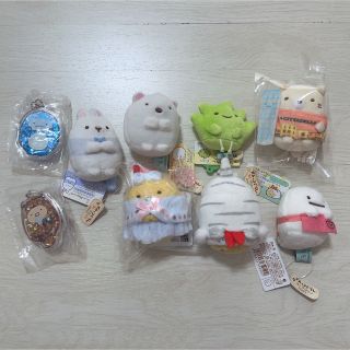 スミッコグラシ(すみっコぐらし)のすみっコぐらし　てのりぬいぐるみ他まとめ売り(キャラクターグッズ)