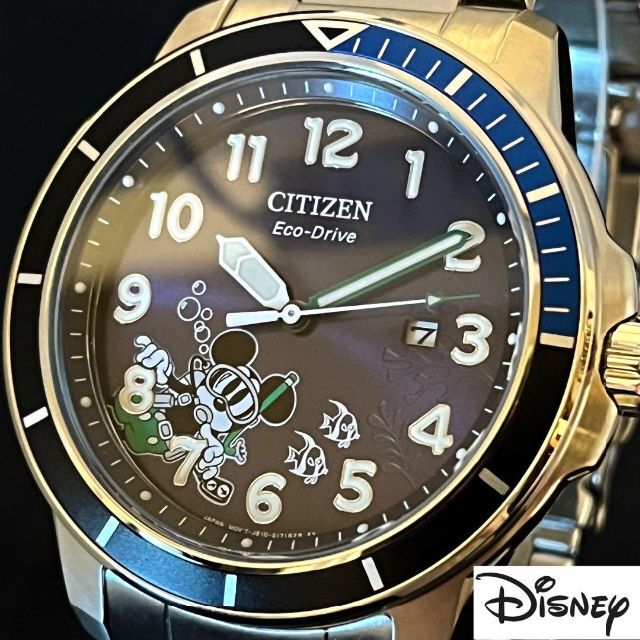 Disney】超激レア/展示品特価/CITIZEN/メンズ 腕時計/ミッキー 2022