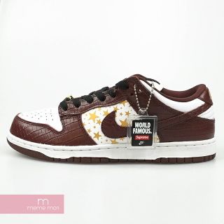 Supreme×NIKE SB 2021SS DUNK LOW OG QS Stars Barkroot Brown DH3228-103 シュプリーム×ナイキSB ダンク スターズ バークルートブラウン ローカットスニーカー ブラウン サイズUS6(24cm)【220502】【新古品】【me04】(スニーカー)