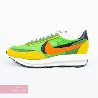 ナイキ(NIKE)のNIKE×SACAI 2019SS LDWAFFLE BV0073-300 ナイキ×サカイ LDワッフル ローカットスニーカー グリーン×イエロー サイズUS10.5(28.5cm)【211121】【新古品】【me04】(スニーカー)