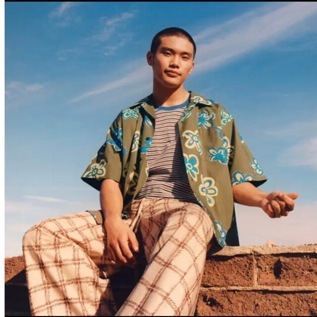 UNIQLO ユニクロ MARNI マルニ オーバーサイズオープンカラーシャツ
