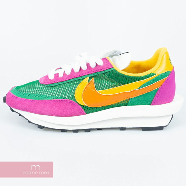 NIKE×SACAI 2019AW LD WAFFLE Pine Green BV0073-301 サカイ×ナイキ LDワッフル パイングリーン ローカットスニーカー ピンク×グリーン サイズUS11(29cm)【210319】【新古品】【me04】