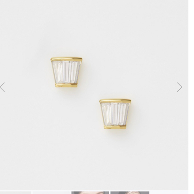 一部予約!】 agete - ベルシオラ K18 ダイヤモンドピアス 0.22ct 美品
