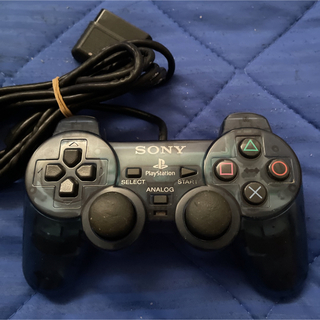 プレイステーション2(PlayStation2)のPS2 コントローラー オーシャンブルー(その他)