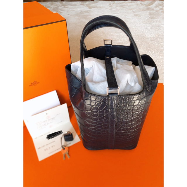 Hermes(エルメス)の専用　新品　HERMES  ピコタンPM  アリゲーター レディースのバッグ(ハンドバッグ)の商品写真