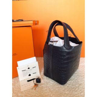 エルメス(Hermes)の専用　新品　HERMES  ピコタンPM  アリゲーター(ハンドバッグ)