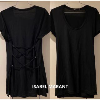 イザベルマラン(Isabel Marant)のISABEL MARANT イザベルマラン ワンピースTシャツ　36(ひざ丈ワンピース)