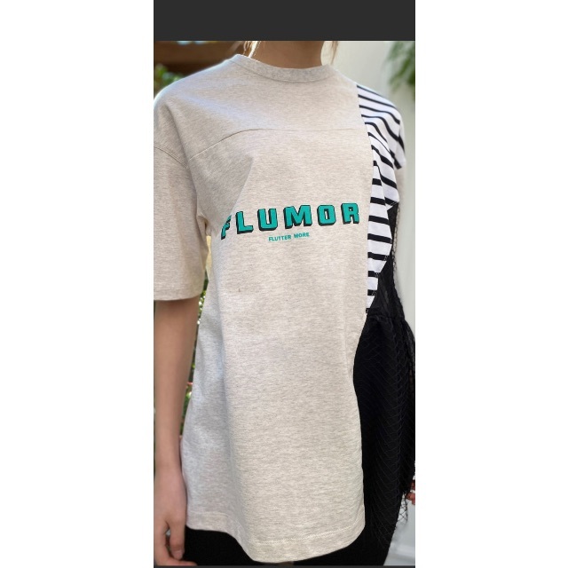 FLUMOR  フラマー　デザインTシャツ レディースのトップス(Tシャツ(半袖/袖なし))の商品写真