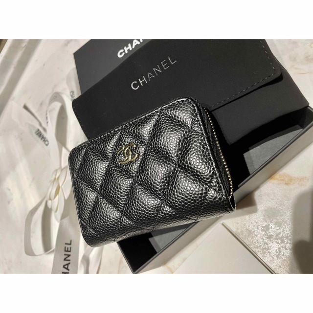 CHANEL コインパース　キャビアスキン