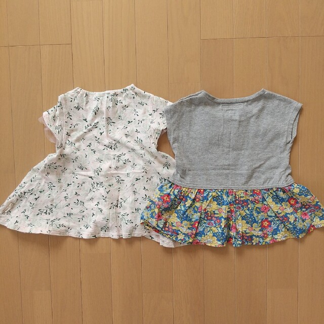 トップス 90 女の子 まとめ売り セット売り 半袖 夏物 キッズ/ベビー/マタニティのキッズ服女の子用(90cm~)(Tシャツ/カットソー)の商品写真