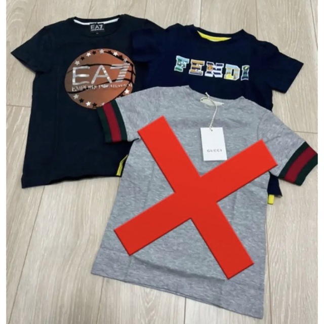 FENDI(フェンディ)の★男の子　Tシャツ2枚セット　4A キッズ/ベビー/マタニティのキッズ服男の子用(90cm~)(Tシャツ/カットソー)の商品写真