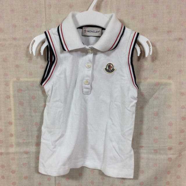 MONCLER(モンクレール)の【送料無料】Moncler モンクレール ポロ キッズ/ベビー/マタニティのキッズ服女の子用(90cm~)(Tシャツ/カットソー)の商品写真