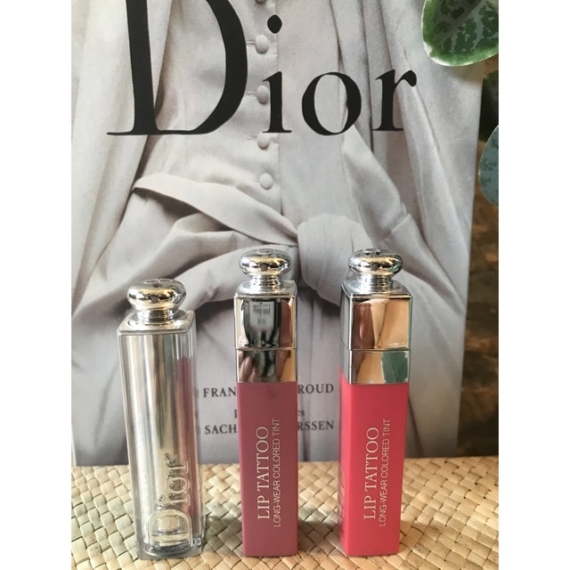 Christian Dior - ディオール 口紅 リップ 3本セットの通販 by コッコ ...