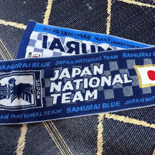 サムライ(SAMOURAI)のJFA 日本代表 サッカー SAMURAI BLUE フェイスタオル(応援グッズ)