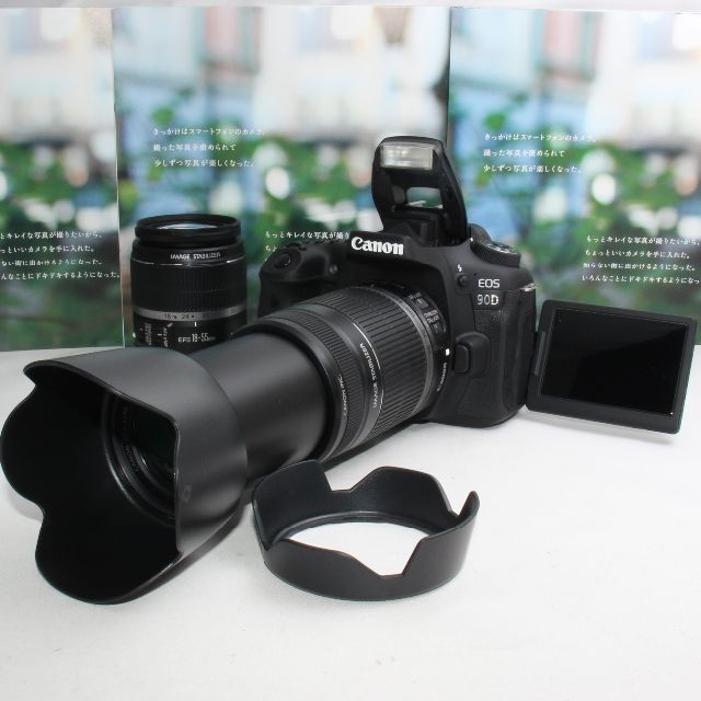 Canon - ❤️予備バッテリー付き❤️Canon EOS 90D 手振れ補正ダブルレンズ❤️