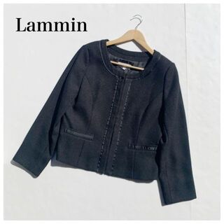 【大きいサイズ】Lammin ラミン フォーマルノーカラージャケット サイズ15(ノーカラージャケット)