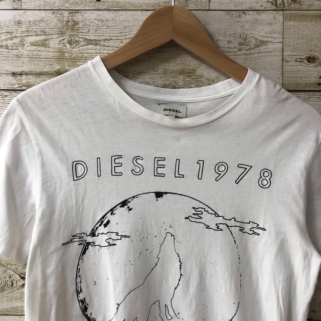 DIESEL(ディーゼル)のディーゼル　DIESEL カットソー　半袖　白T メンズのトップス(Tシャツ/カットソー(半袖/袖なし))の商品写真